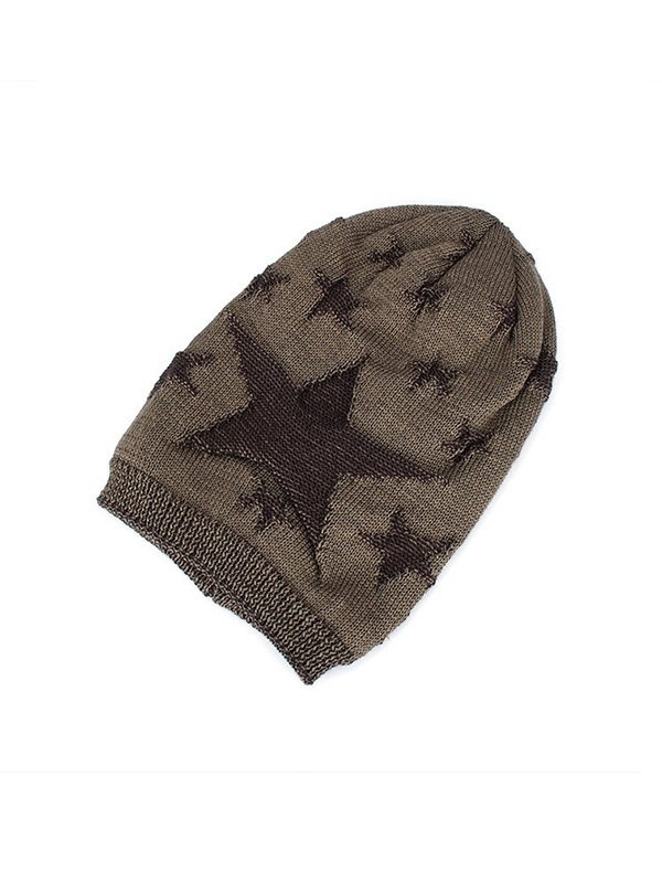 Gorro Beanie Star Jacquard Warm Fleece Forrado-2